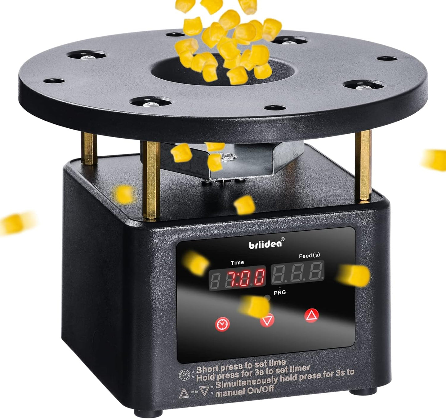 Automatic Chicken Feeder Timer with Adjustable Mount for Poultry