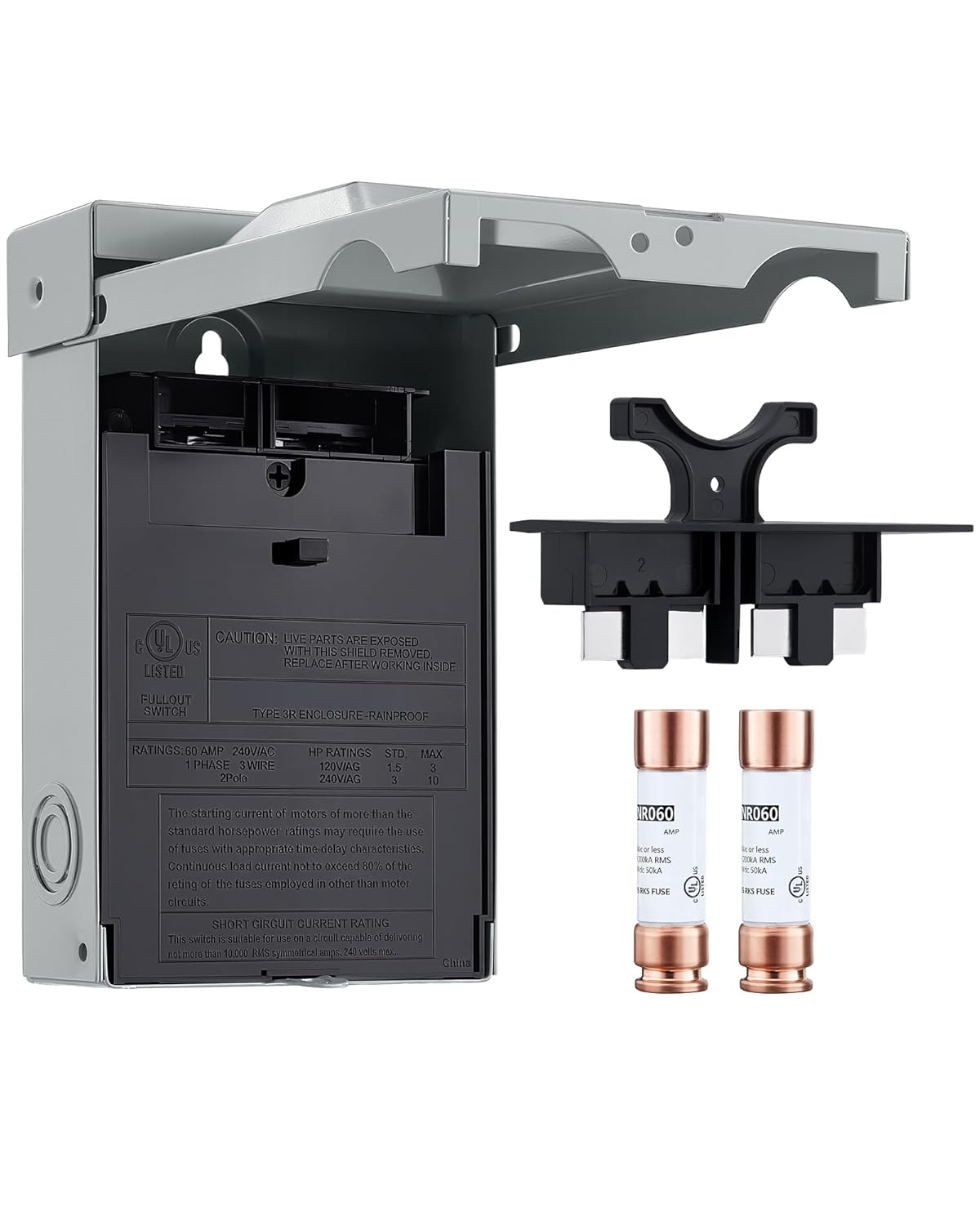 SURAIELEC 60 Amp AC Disconnect Box for Outdoor HVAC Systems