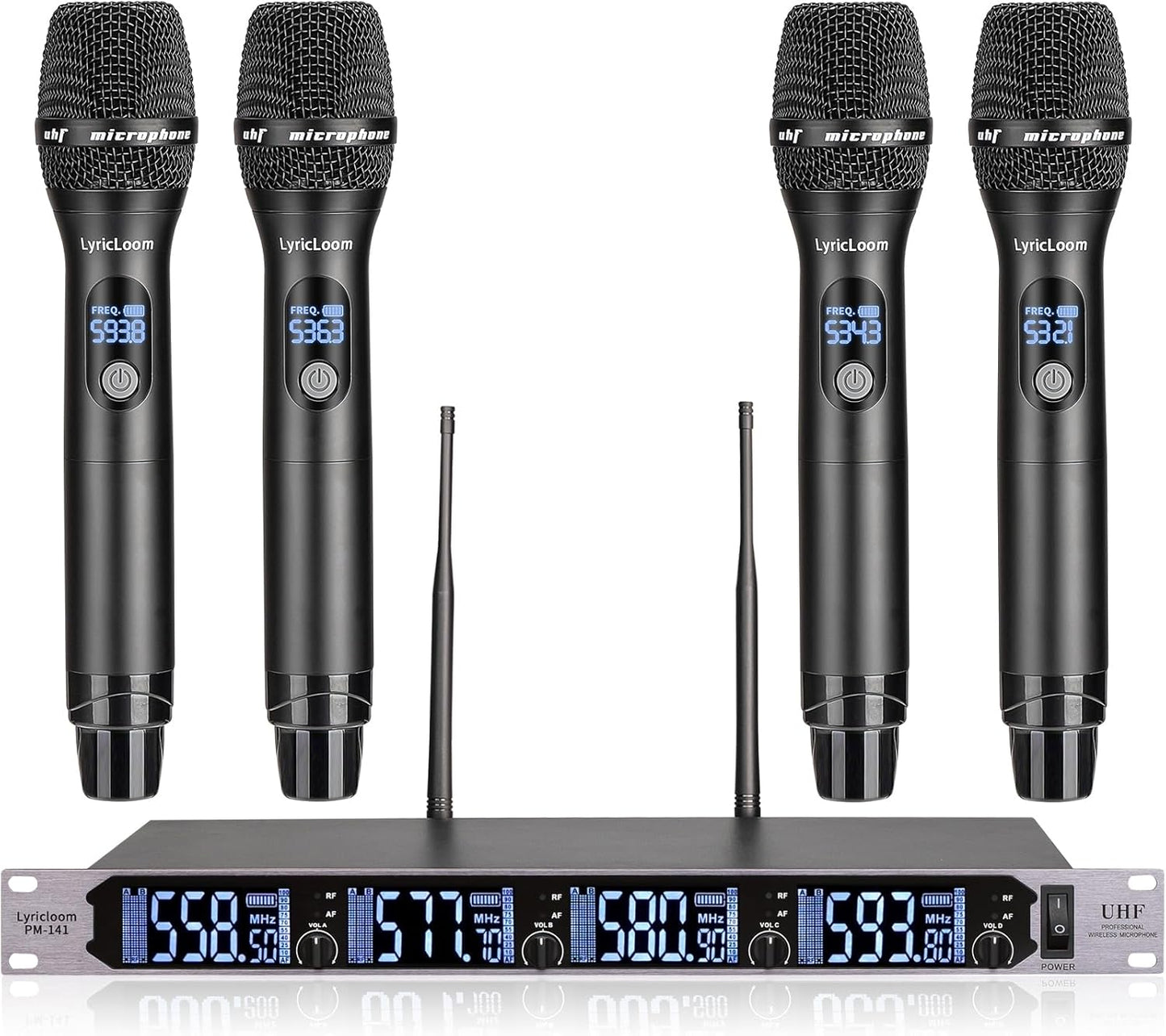 LyricLoom Professional 4 Channel Wireless Microphone System Review