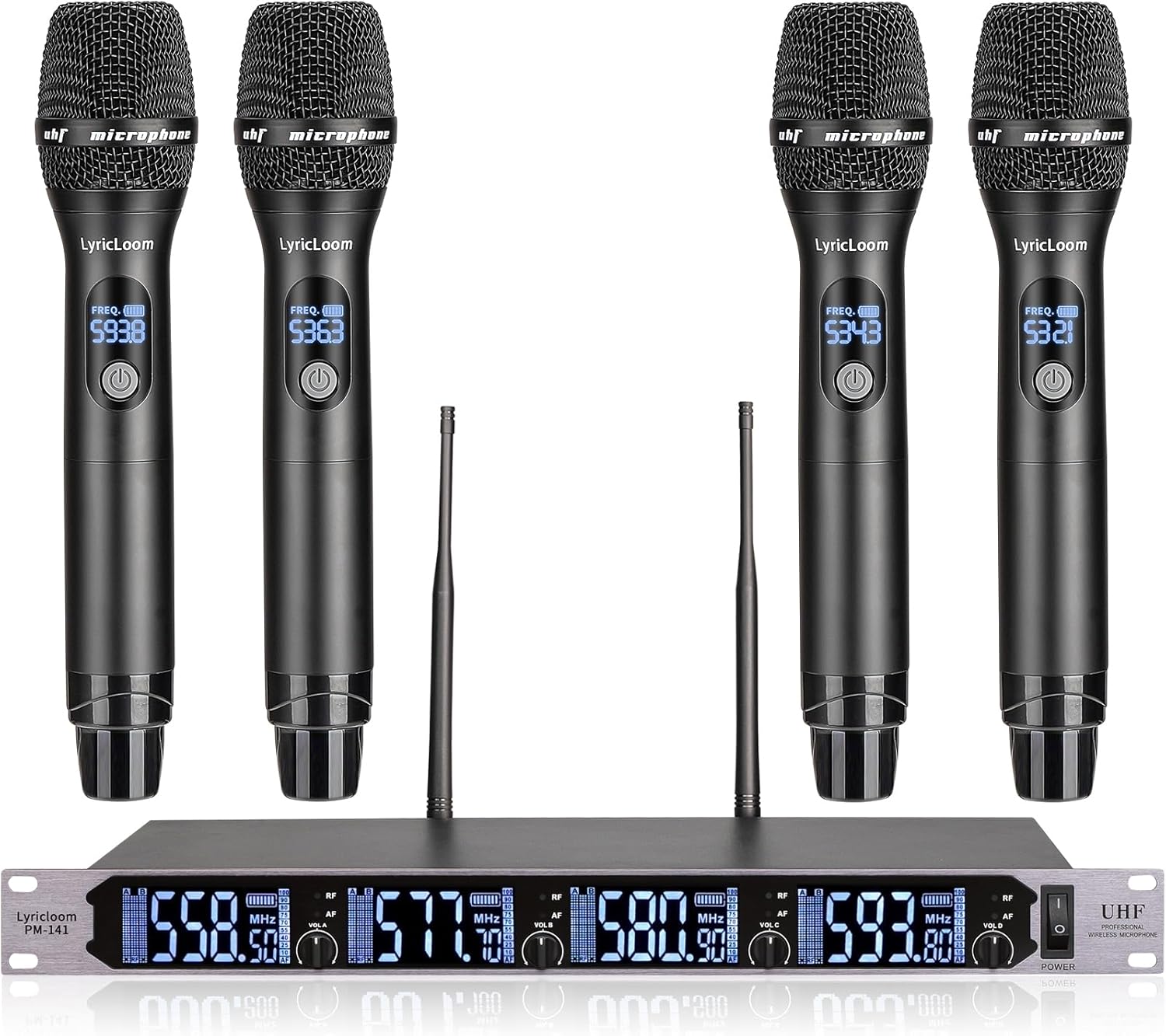 LyricLoom Professional 4 Channel Wireless Microphone System Review