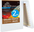 PHOENIX 20x24 in 2 Pack Gallery Canvas - Thick Pre-Stretched Set