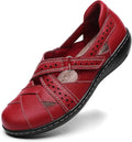 Women's Genuine Leather Casual Loafer Slip-On Flat - Comfortable