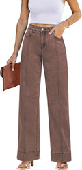 luvamia Wide Leg Jeans for Women High Waist Straight Baggy Jeans