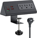 Nightstand Charging Station with PD 20W USB-C - Edge Clamp Power Strip