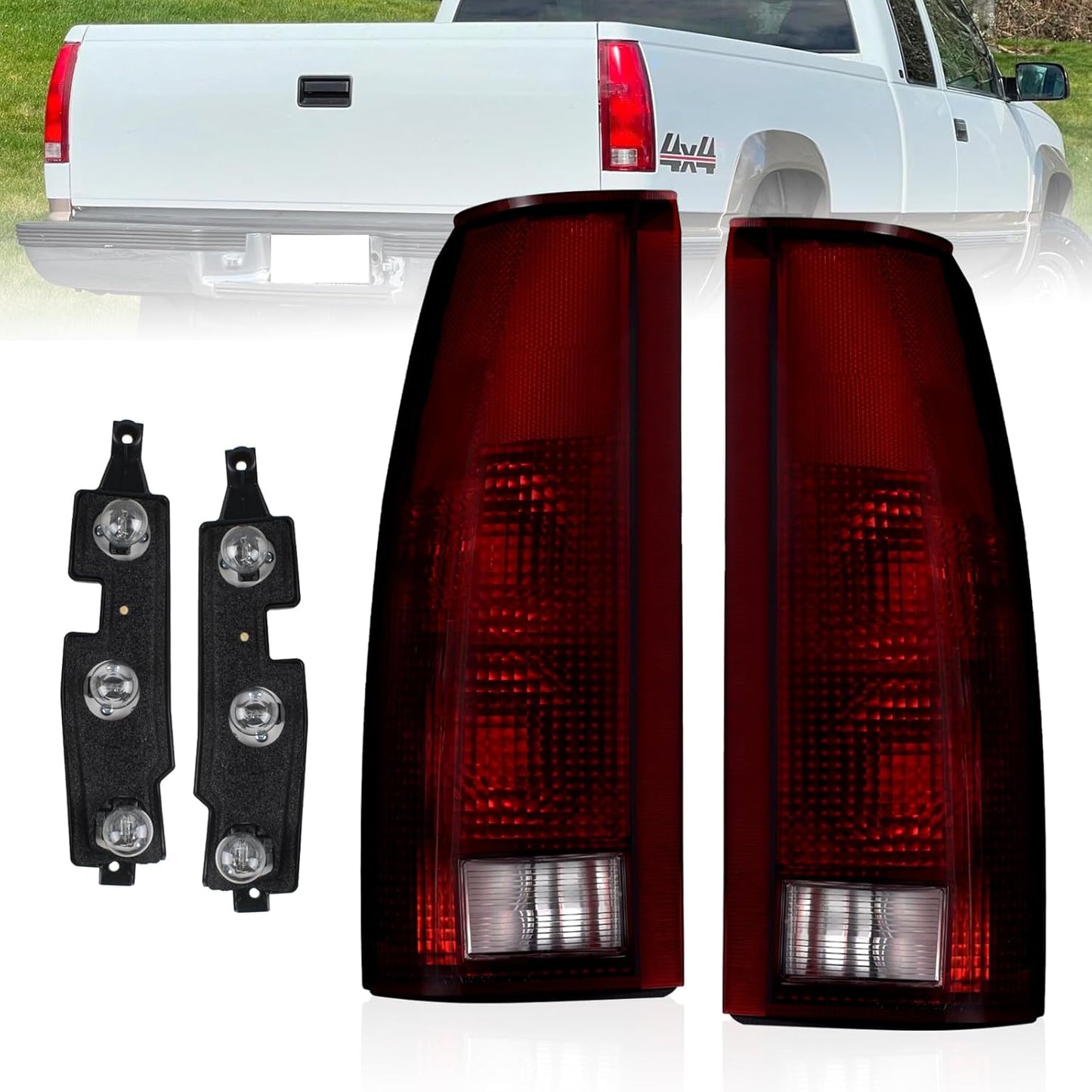 Boine Tail Light for 1988-1999 Chevy GMC Silverado Sierra Models