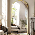 41 in x 81 in Extra Large Arched Full Length Mirror - Modern Leaning