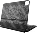 Glossy Glitter Skin for Apple Magic Keyboard - Floral Lace Design