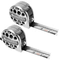 25FT Retractable Tape Measure 7.5M Double Side Scale - Durable 2-Pack