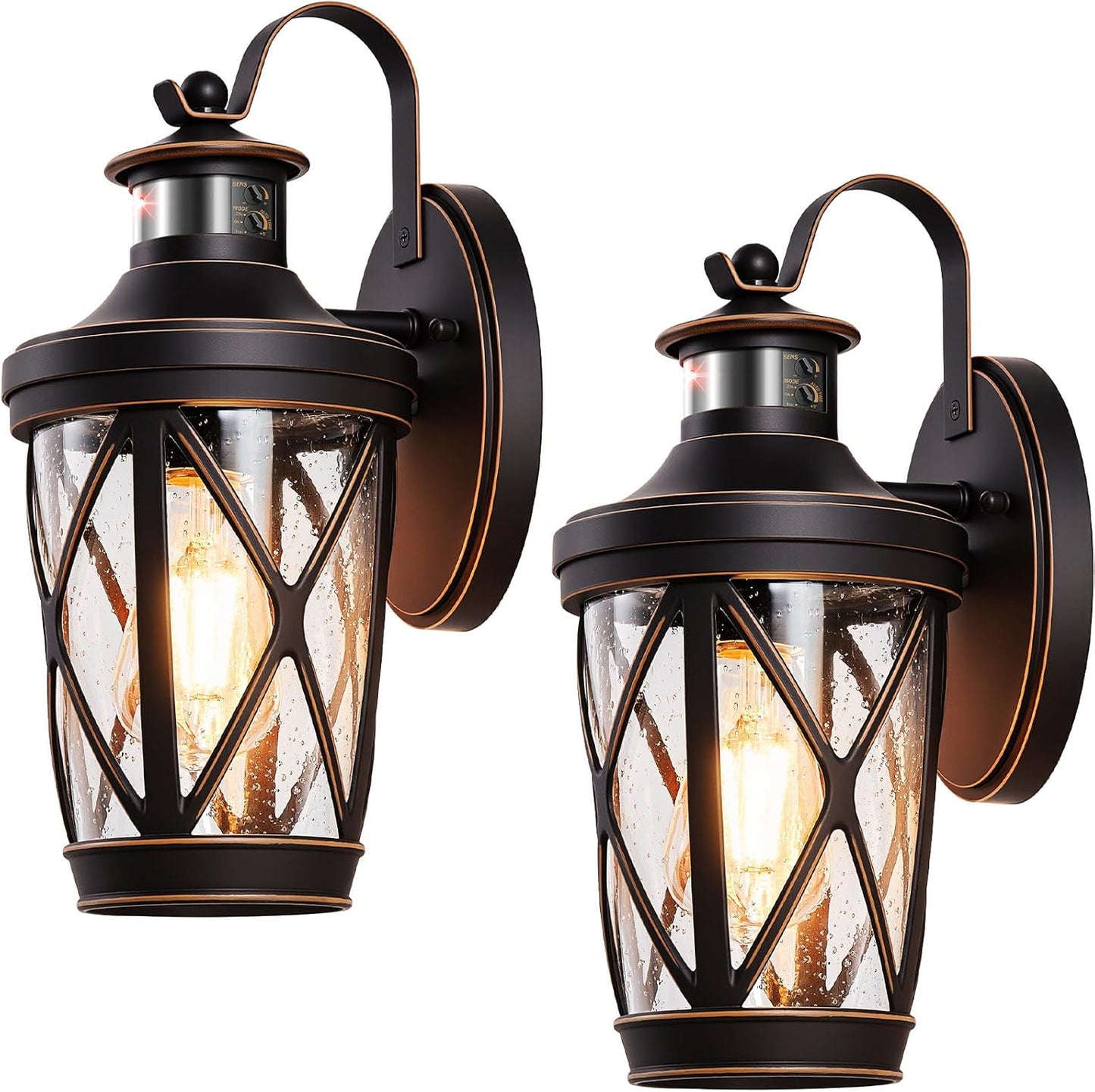 VIANIS Motion Sensor Outdoor Porch Lights for Modern Homes