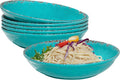 Farmhouse Melamine Pasta Bowls Set of 6 for Every Occasion