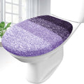 OLANLY Microfiber Bathroom Toilet Lid Cover for Enhanced Comfort