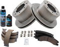 TRQ Rear Brake Pad & Rotor Kit for 2013-2017 Silverado/Sierra