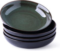 LERATIO 9.0 in Ceramic Pasta Bowls Set of 4 - Large 38oz Serving Bowls