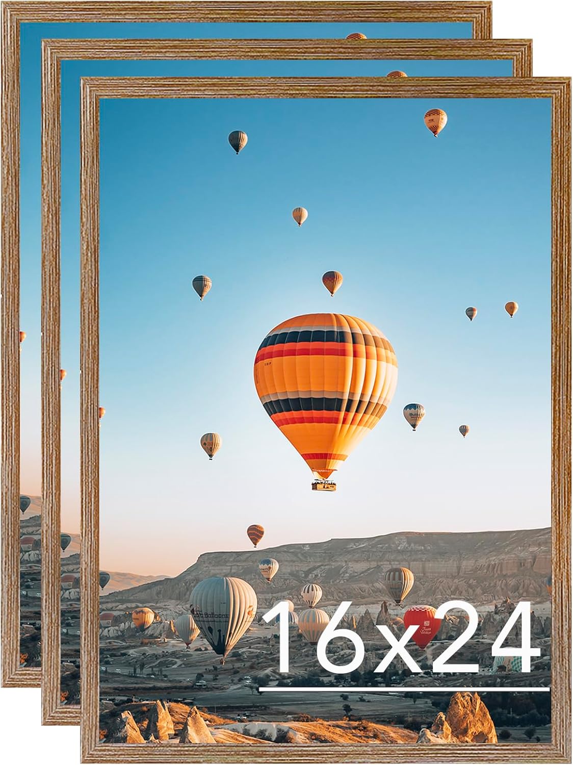 16x24 Picture Frame Set of 3 for Rustic Wall Decor