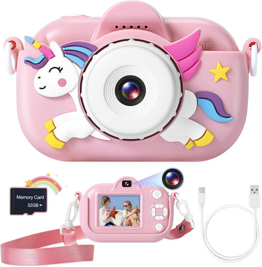 Capture Memories in 1080P: ZUODUN Kids Camera Bundle