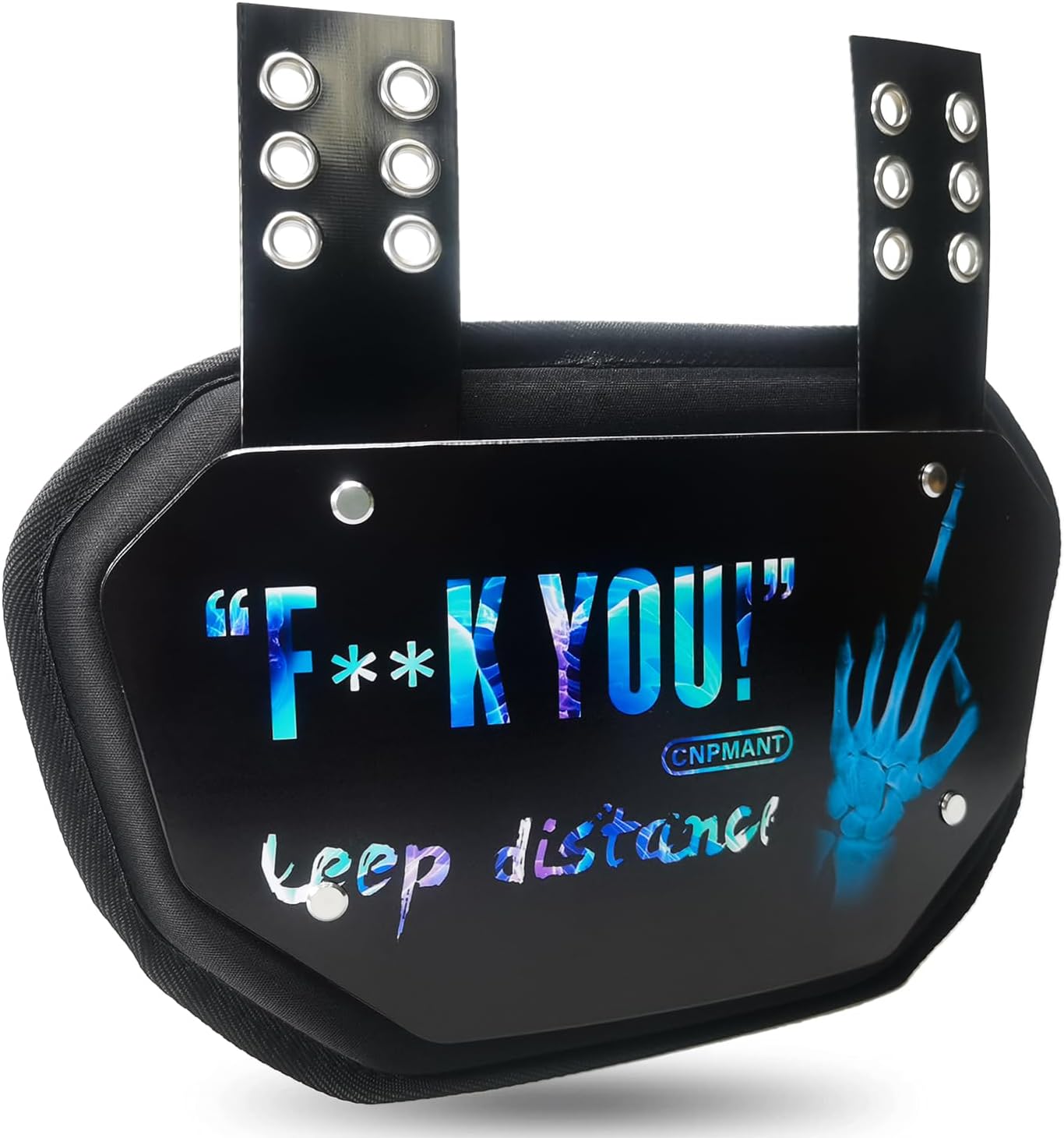 Sports Football Back Plate for Shoulder Pads - Stylish Protection
