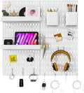 Peg Board Modular Hanging Peg Board Combination Kit - Flexible Wall