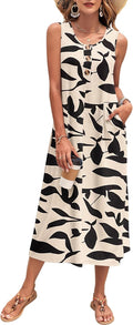 MOLERANI Women's Summer Maxi Dress 2025 - Breezy Button Down Sundress