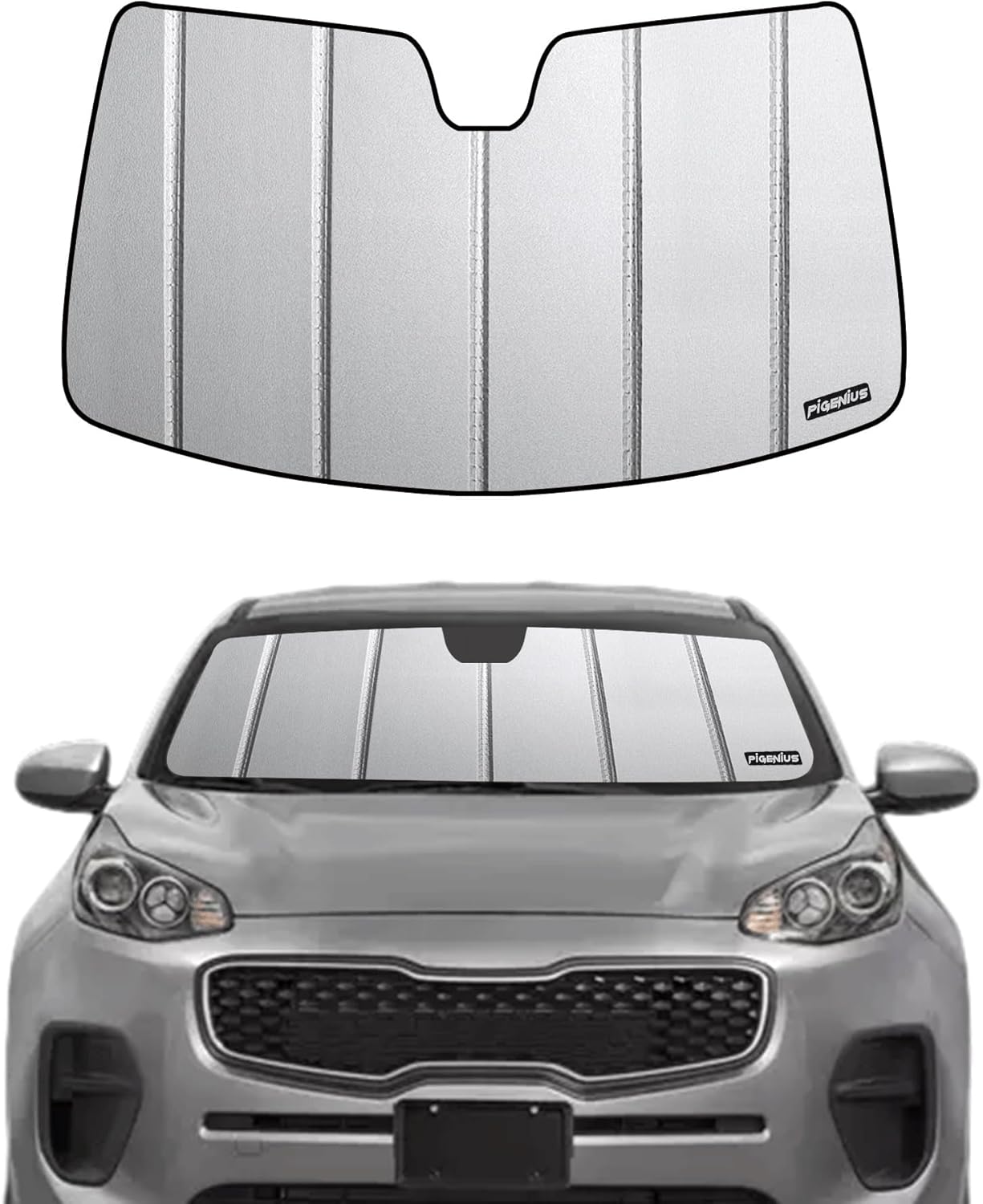 Windshield Sun Shade for Kia Sportage 2017-2022 - Thicken Design