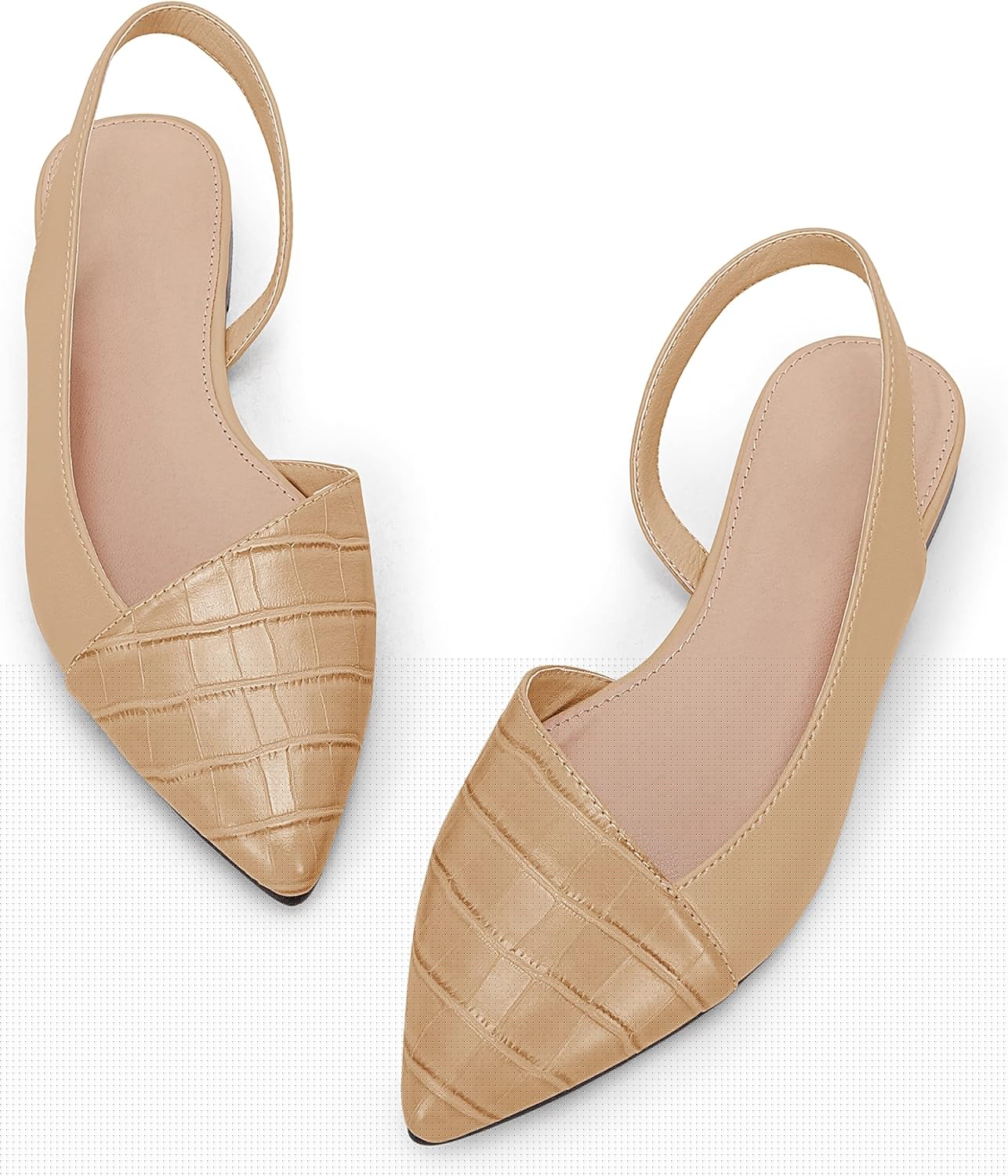 LAICIGO Women's Closed Pointed Toe Flats for Stylish Comfort