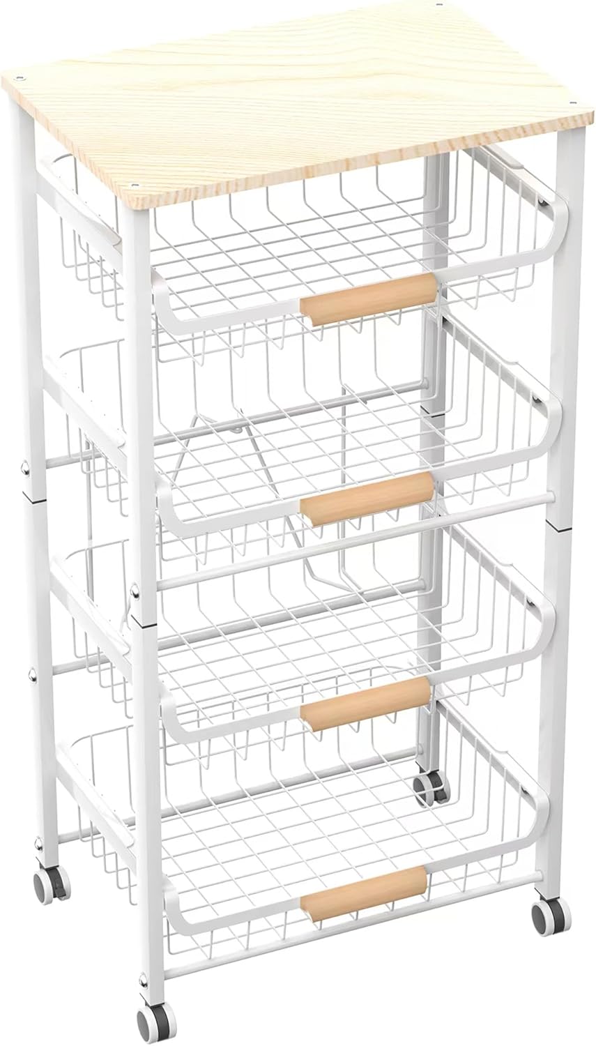 5-Layer Fruit Basket Kitchen Storage Organizer for Easy Access