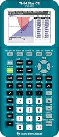 TI-84 Plus CE Graphing Calculator Trinomial Teal - Classroom Ready