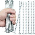 6.3-Inch Galvanized Heavy-Duty Landscape Stakes (300-Pack) - Secure