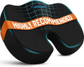 TushGuard Seat Cushion for Office Chair Memory Foam - Coccyx Relief