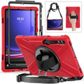 Dteck Galaxy Tab 12.4 in Rotatable Kickstand Silicone Case - Heavy