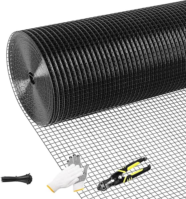 Tongmo Black Hardware Cloth 48in x 100ft for Poultry Fencing