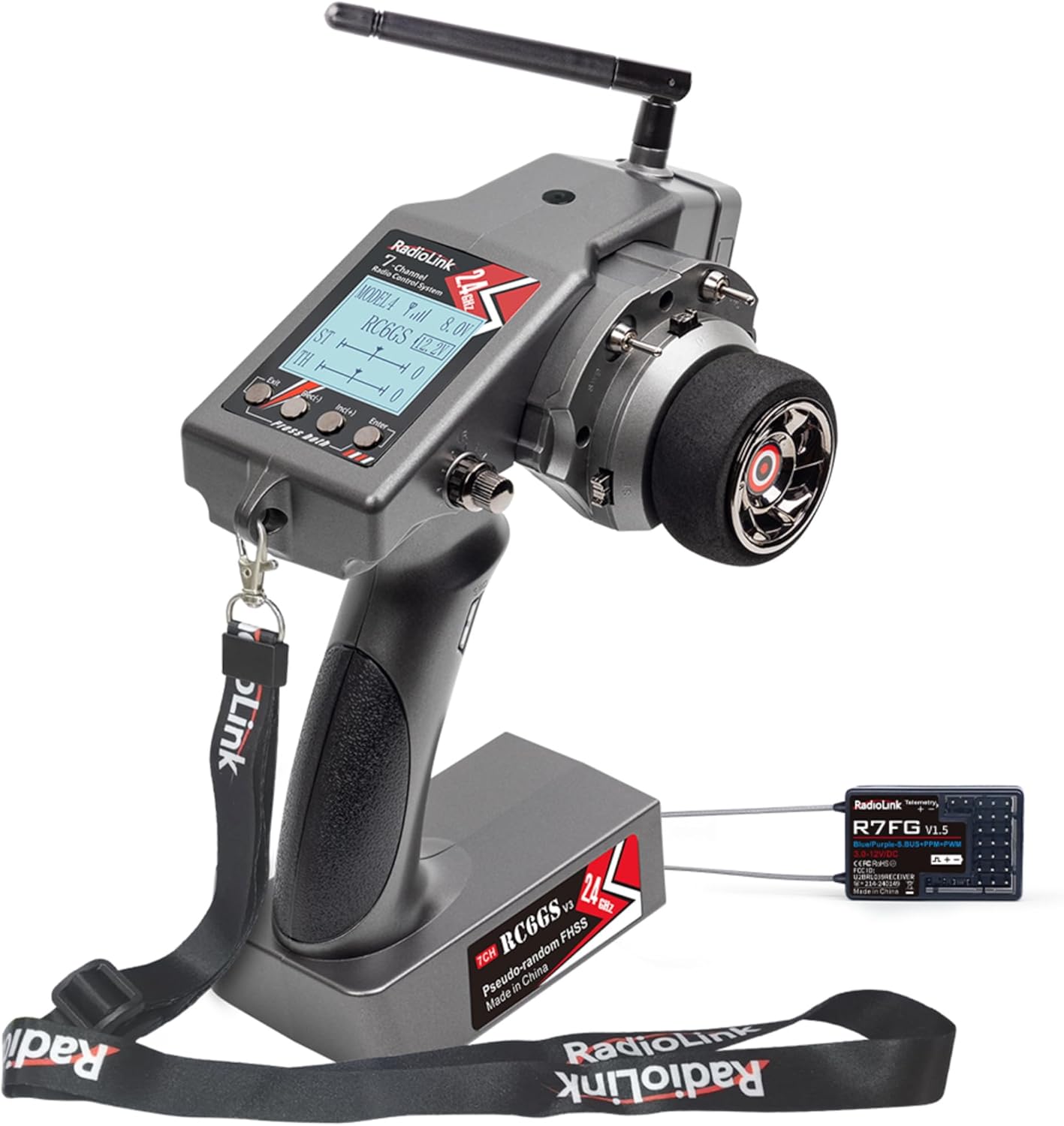 Radiolink RC6GS V3 7 Channels Remote Controller for RC Vehicles