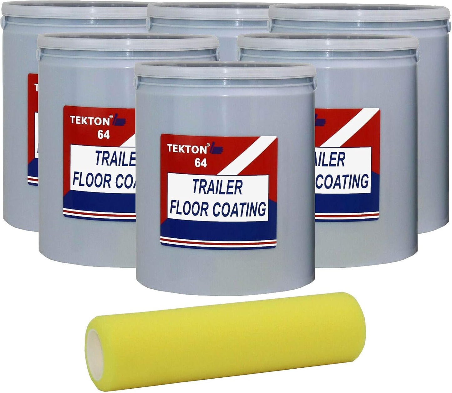 Protects Trailer Floors with Non-Slip Coating - 6 Gallons Grey