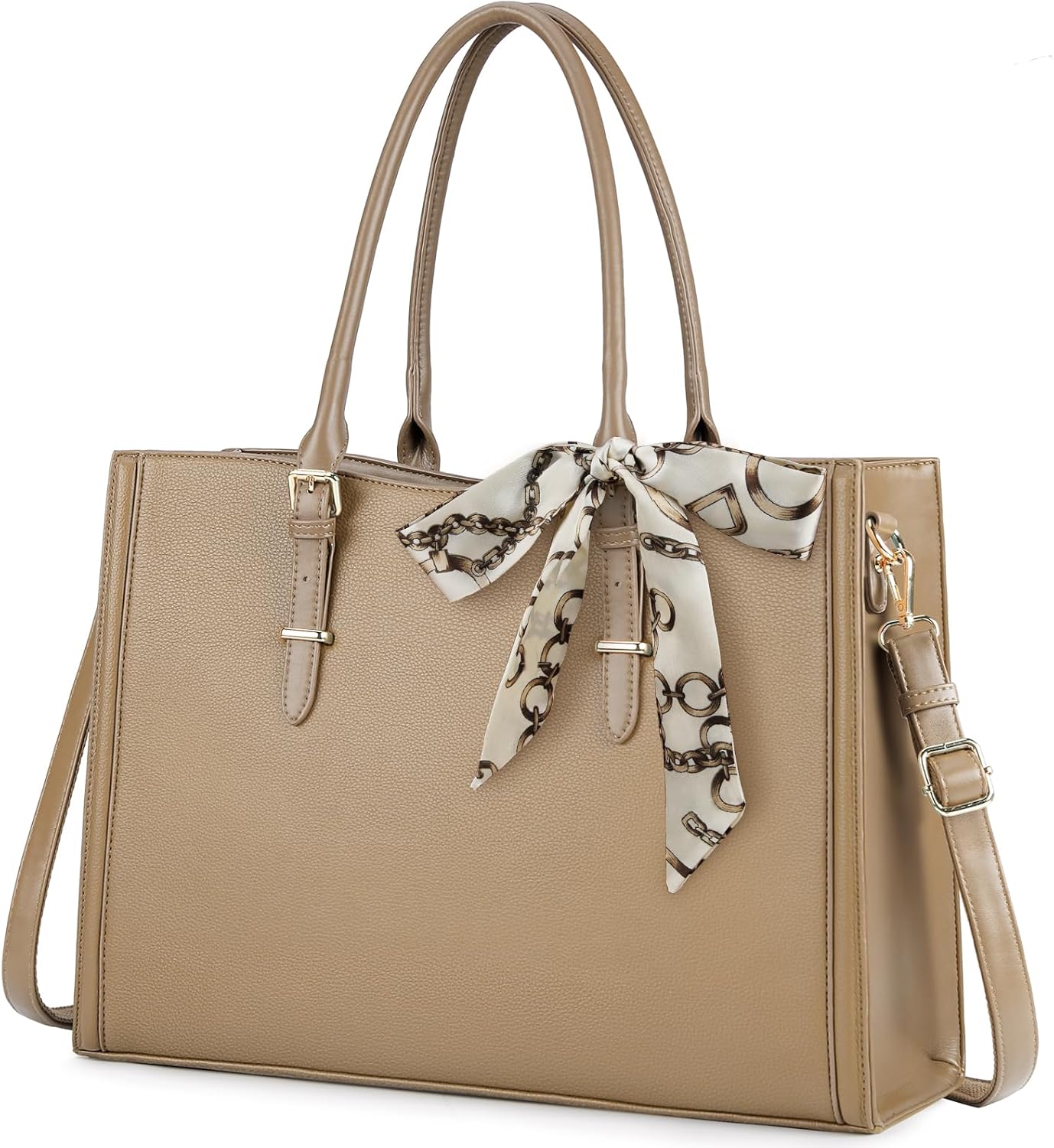 Elegant Waterproof Laptop Bag for Women - Stylish Tote Purse