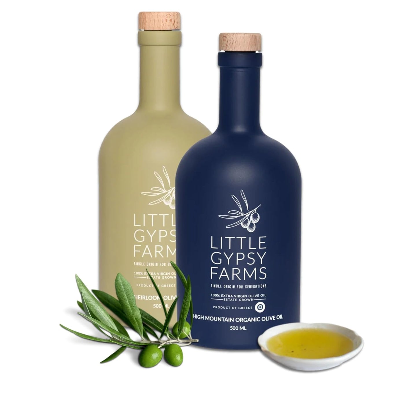 High Mountain Organic EVOO Combo - Premium Extra Virgin Olive Oil