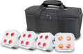 Rockville MINI IR4 4 Pack RGBWA+UV Par Lights - Compact Power
