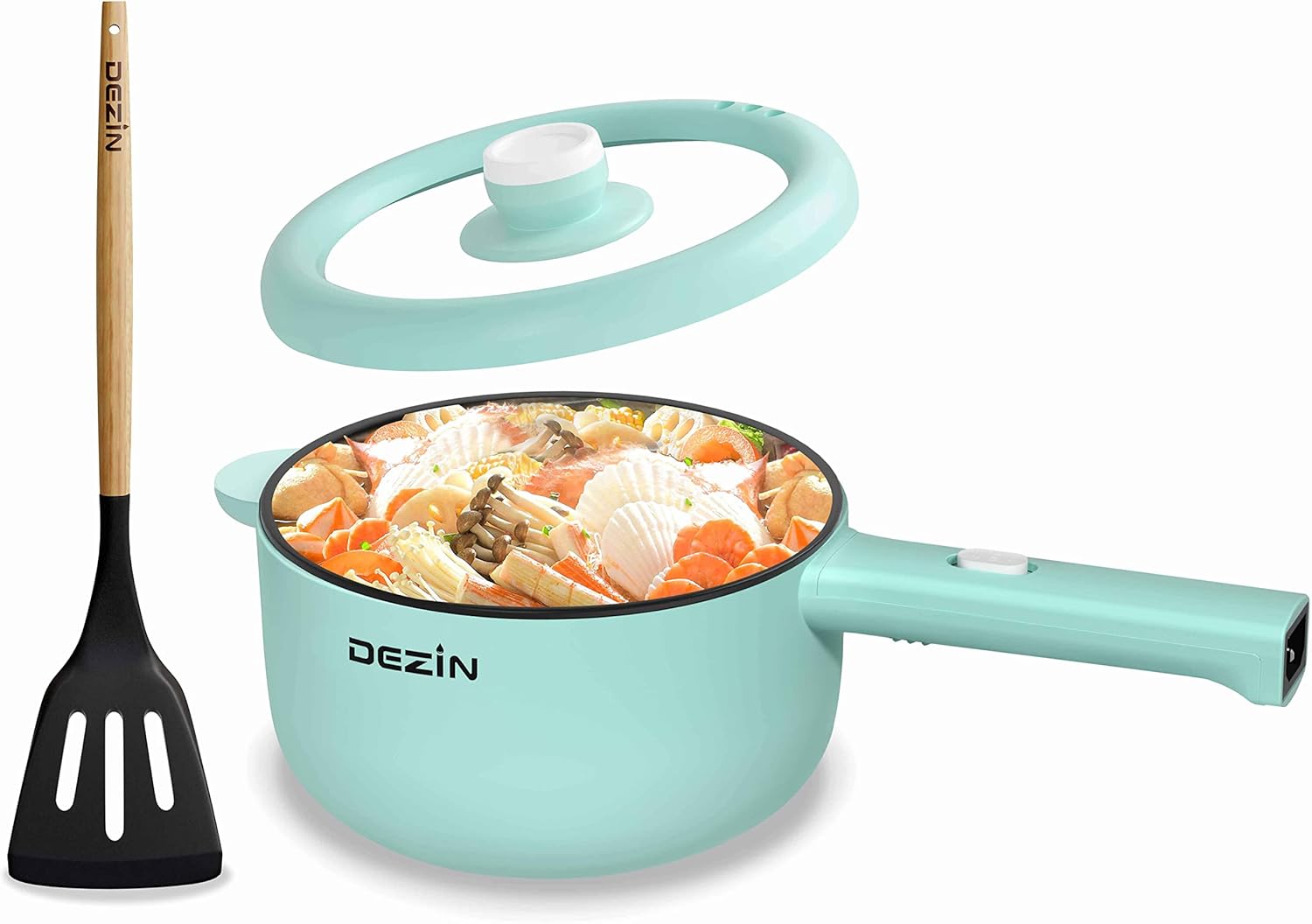 Dezin Electric Cooker 2L Non-Stick Saute Pan for Easy Cooking