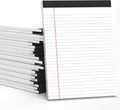 24 Pack Legal Pads 8.5 x 11 Wide Ruled White Notepads - Reliable