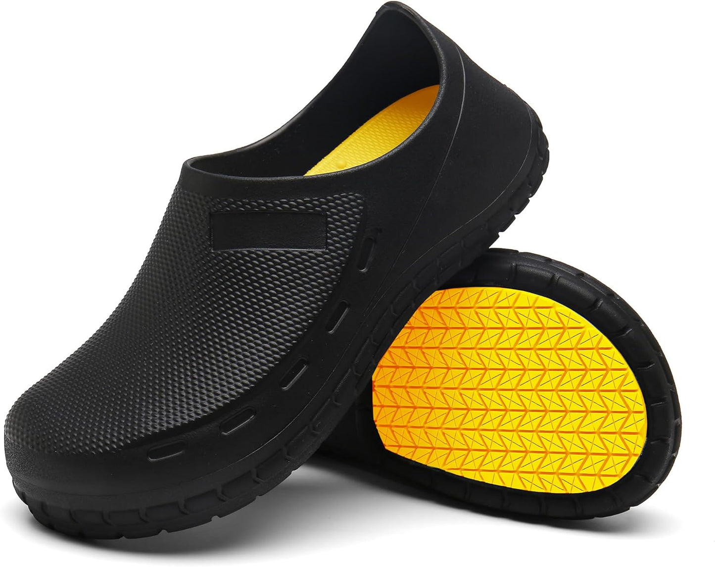 Comfortable Nonslip Chef Shoes for Men - Waterproof Clogs