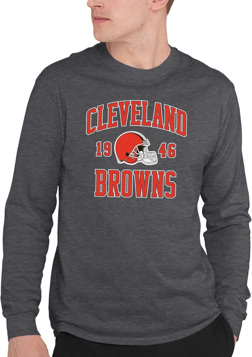 Cleveland Browns Long Sleeve Fan Tee for Men & Women - Soft Cotton