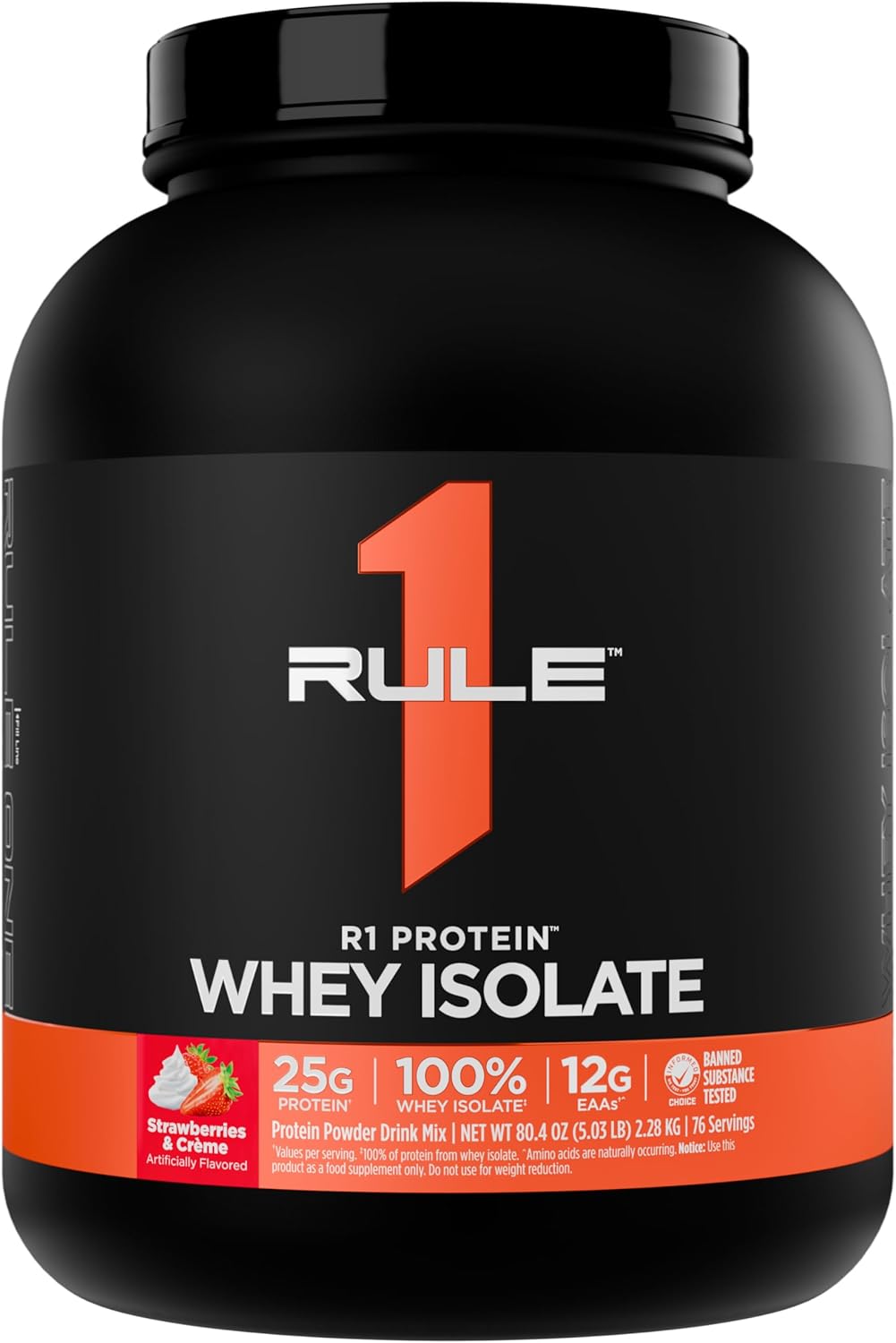 Rule 1 R1 Protein Whey Isolate - 25g Protein for Recovery