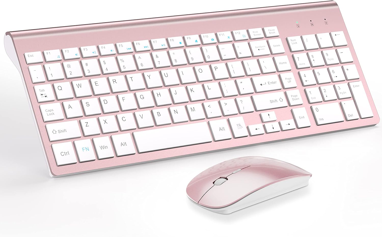 TopMate Wireless Keyboard & Mouse Combo - Silent Scissor Switch, Ultra Slim Design