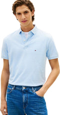 Tommy Hilfiger Men's Short Sleeve Cotton Pique Polo Shirt Regular Fit