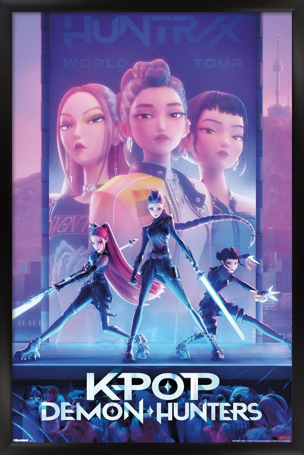Trends International KPop Demon Hunters Wall Poster for Decor