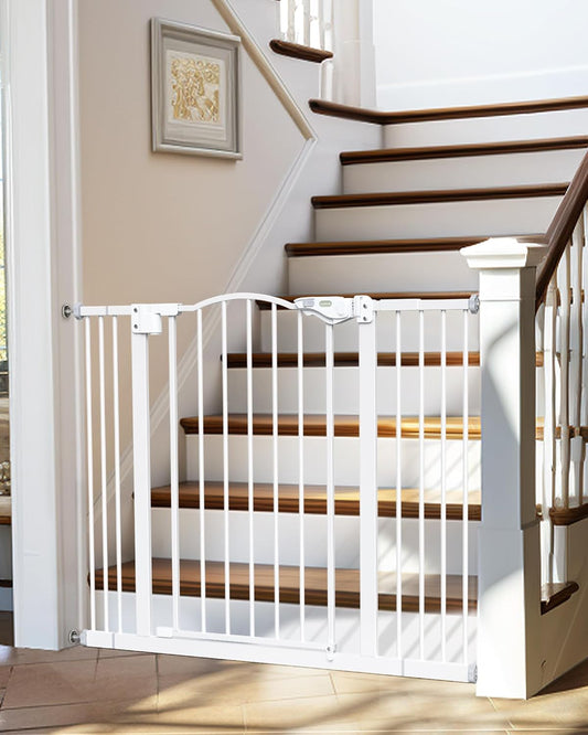 Premium 30 Tall Auto-Close Baby Gate with One-Hand Opening