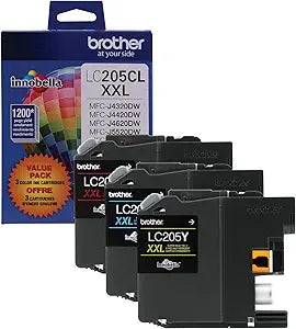 Brother Genuine Super High Yield Color Ink Cartridge LC2053PKS