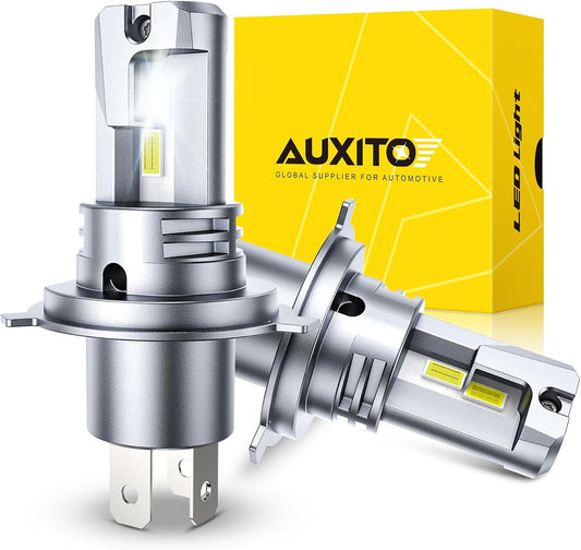 AUXITO H4 Light Bulb 50000LM Super Brighter 9003 LED Fog Light