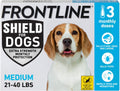 FRONTLINE Shield Flea & Tick Treatment for Medium Dogs 21-40 lbs - 3