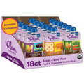 Plum Organics Stage 2 Baby Food - Fruit & Veggie Variety Pack - 4 oz (Pack of 18)