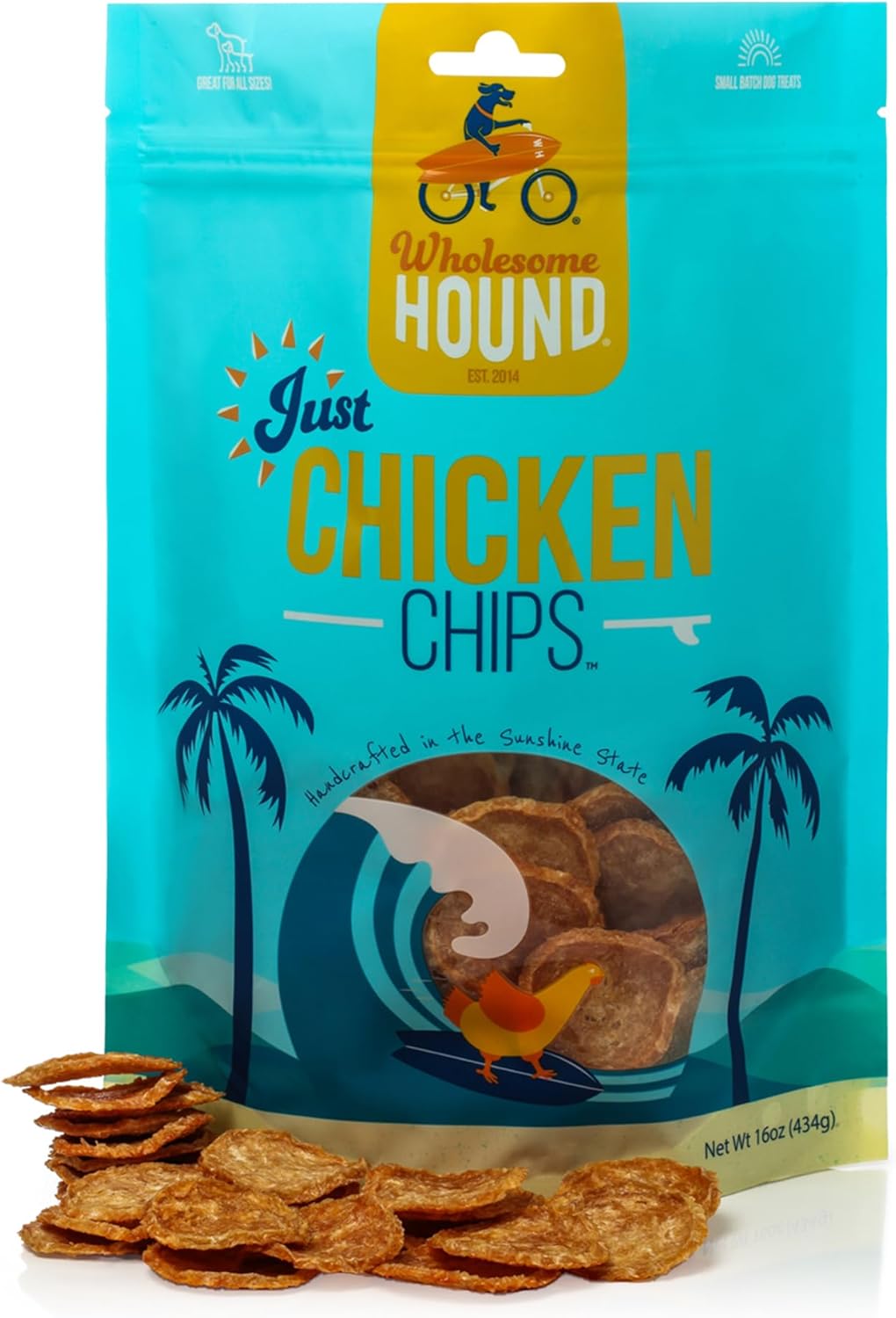 Chicken Chips Single Ingredient Dog Treats for All Breeds