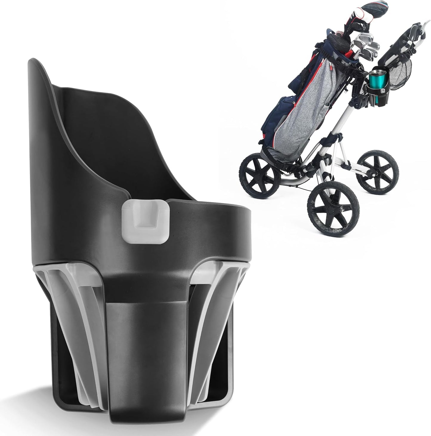 Universal Golf Push Cart Cup Holder - Large Size